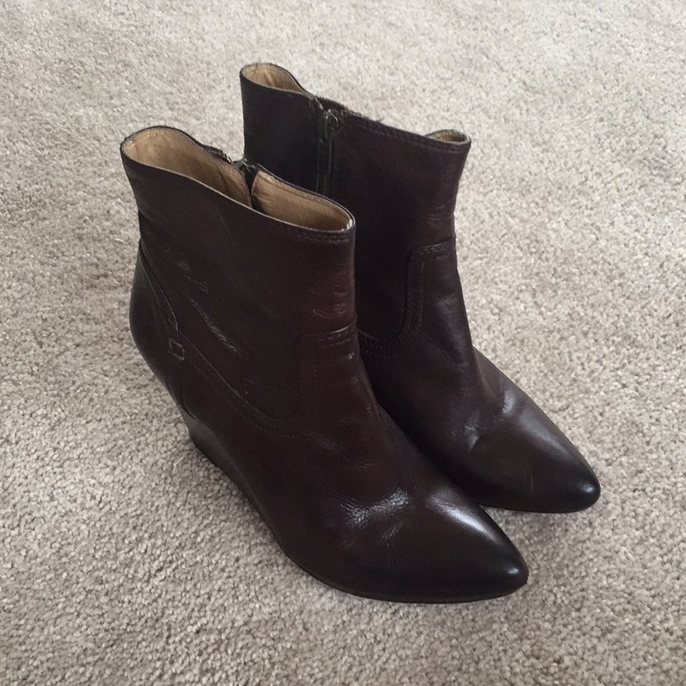 Frye Regina Wedge Short Bootie
